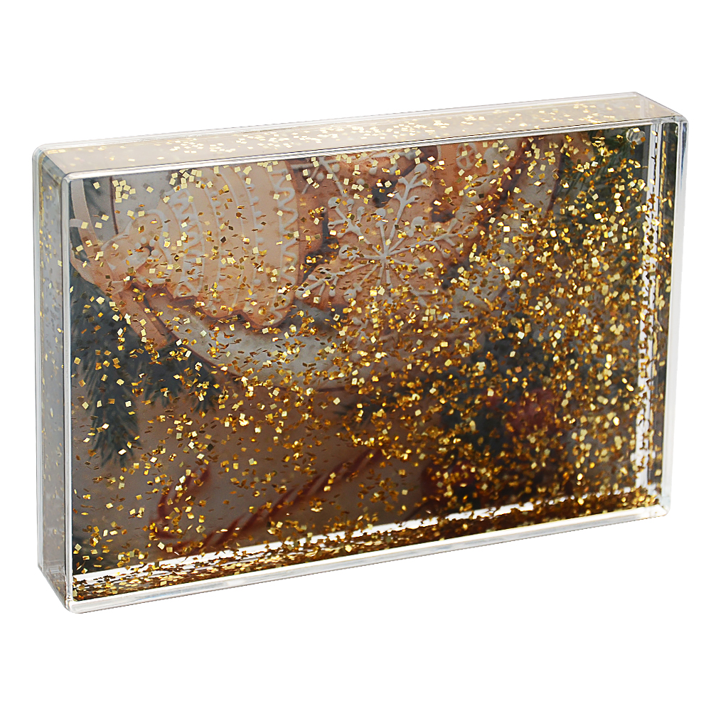 gold glitter photo frame