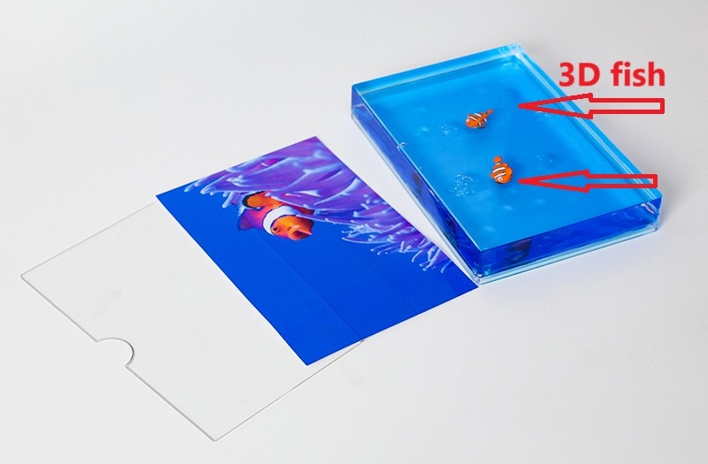 Nemo Fish liquid photo frame