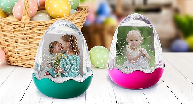 Easter Egg Snow Globe