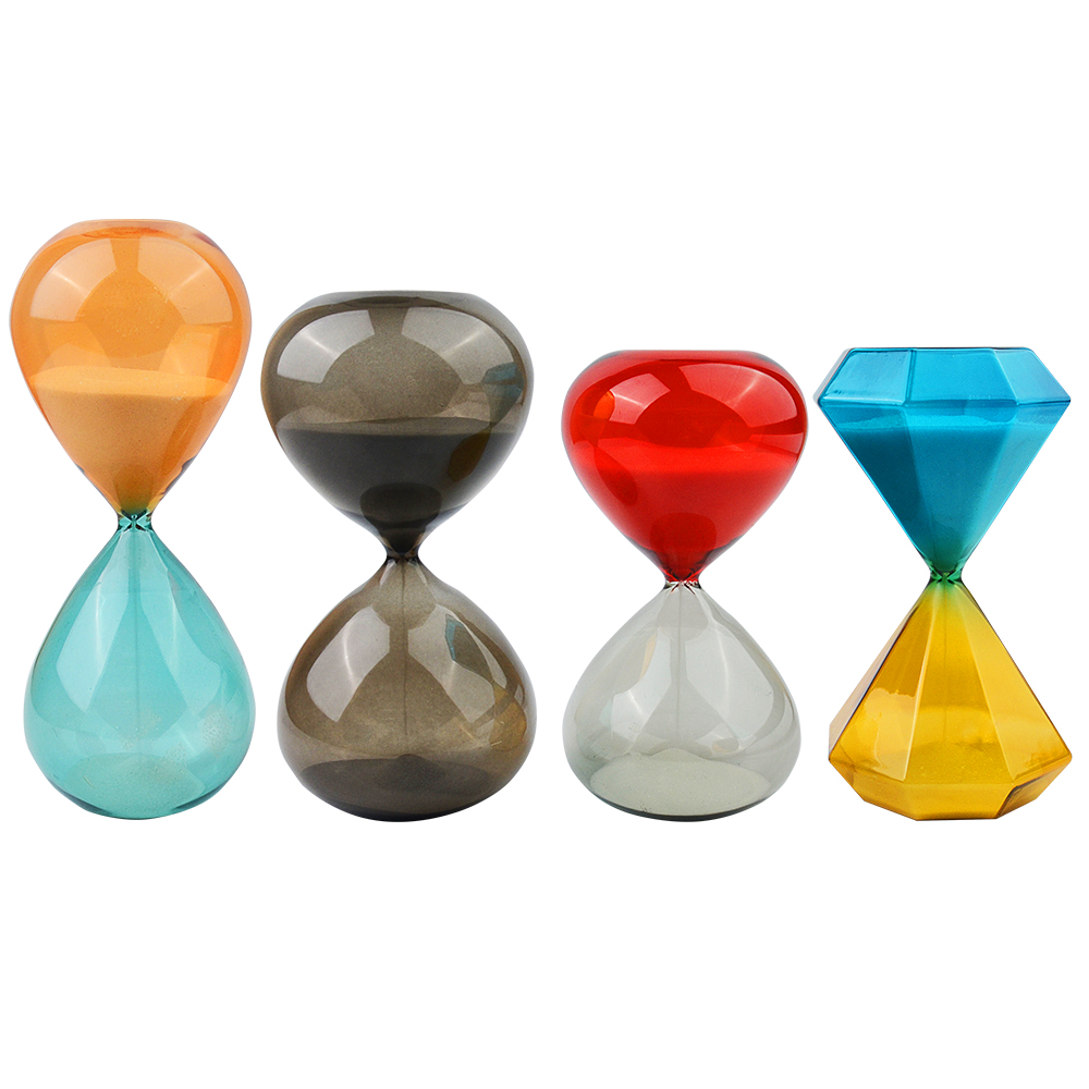 Colored Glass Hourglass Timer