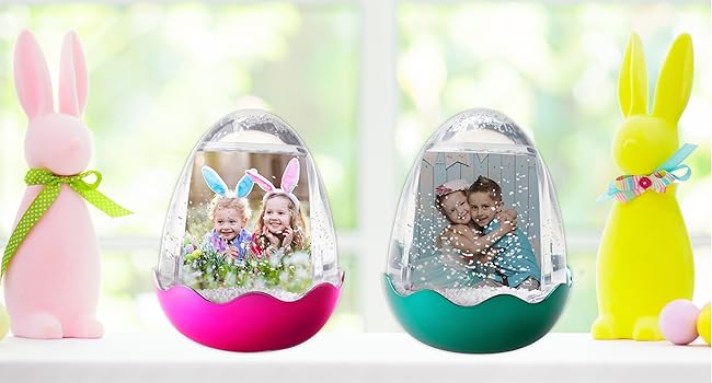 Easter Egg Snow Globe