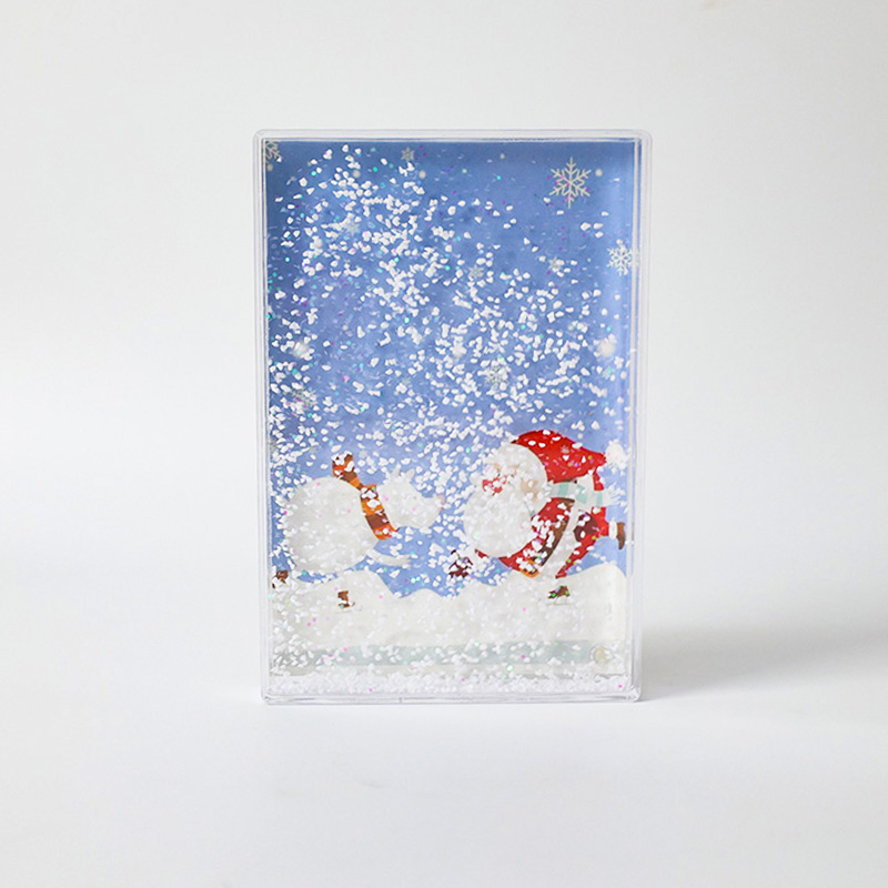 Customized Christmas Snow Photo Frame